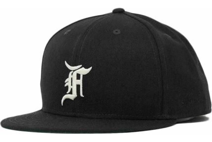 Fear of God Essentials New Era Fitted Cap (FW20) - Black/White
